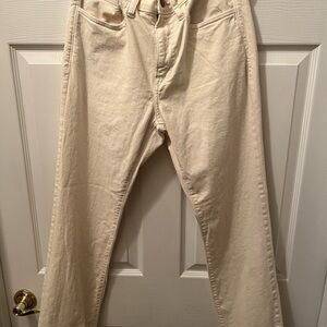 J.Crew men’s cream denim jeans
